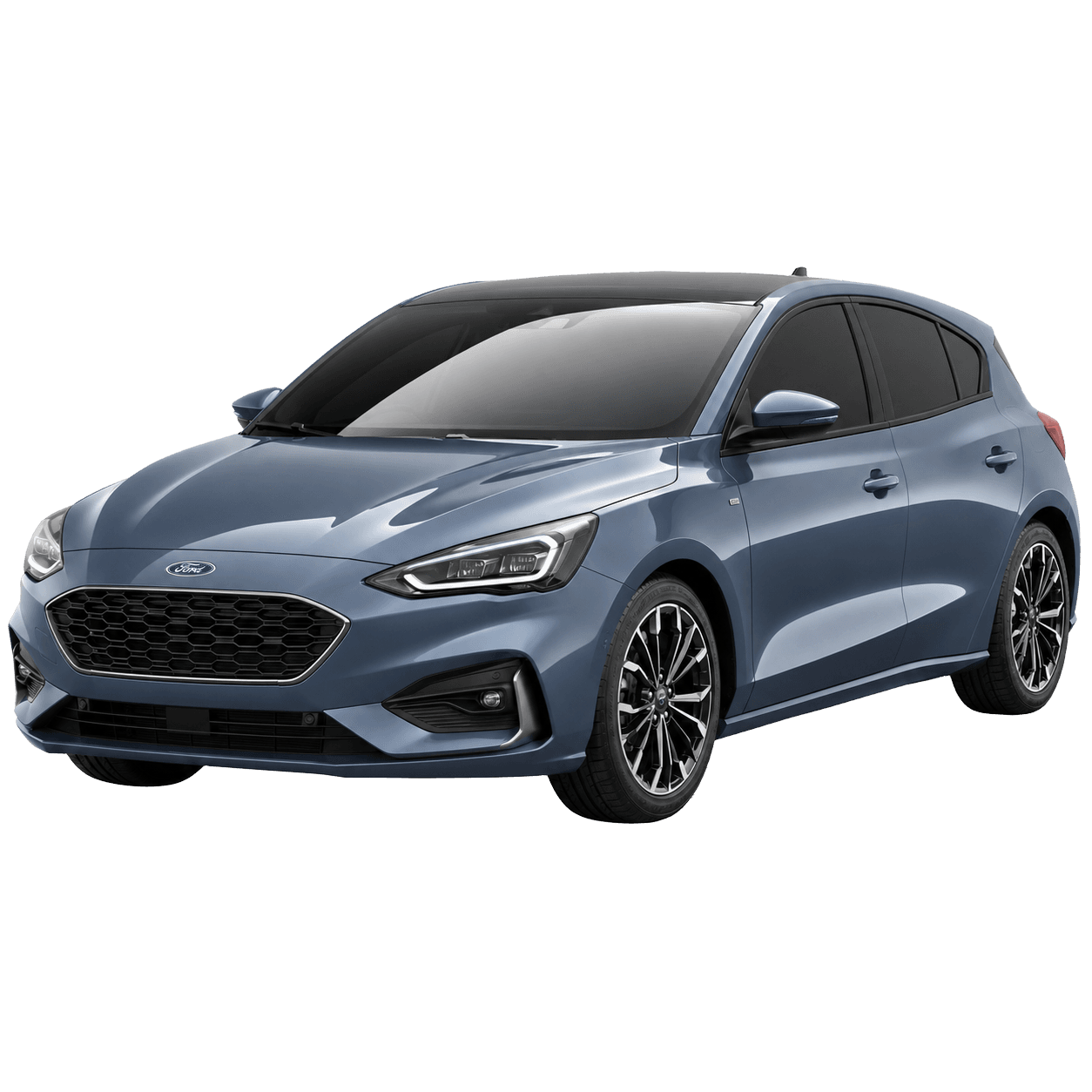 Ford Focus automatic compact car for hire in nearby service area
