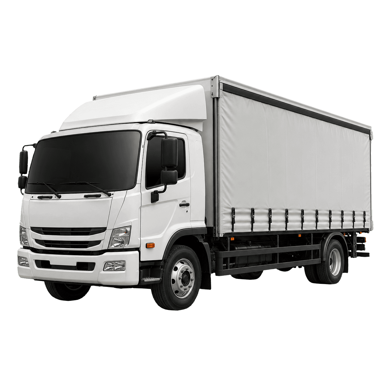 7.5 tonne curtain side truck for hire in Sunderland